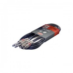 CABLE 2 RCA Male / 2 JACK Male 0.6M