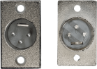 Embase XLR mâle 3 broches ( la paire )
