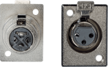 Embase XLR femelle 3 broches ( la paire )