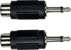 Adaptateur RCA Femelle / JACK 3.5 Mâle MONO ( la paire)