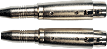 Adaptateur XLR F / JACK F ( la paire )