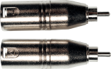 Adaptateur XLR M / RCA M ( la paire )