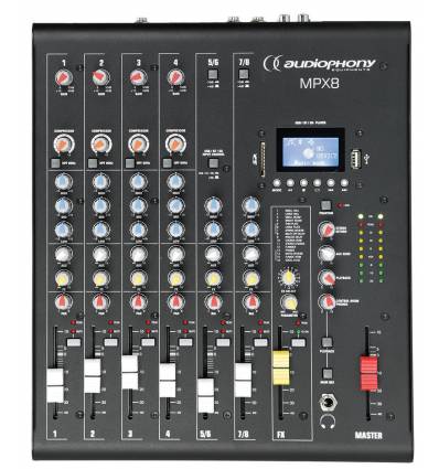 Console de mixage Audiophony MPX6