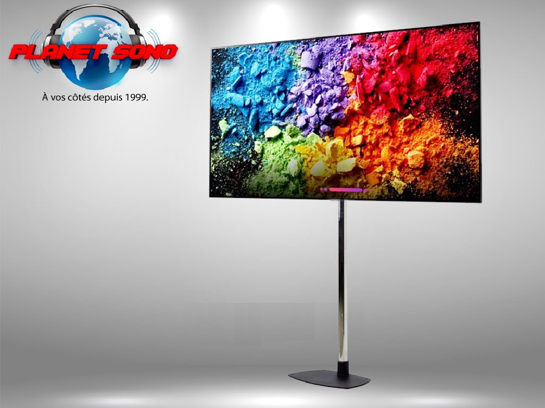 Location Ecran TV UHD 4K 55 avec support - Planet Sono