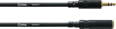 CABLE Cordial Mini JACK M / Mini JACK F 3M CFS3WY