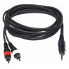 CABLE RCA M / Mini JACK M 1M