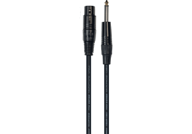 Câble Micro XLR F / JACK M 10m