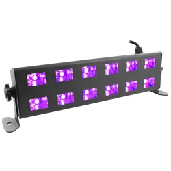 Projecteur de lumière noire BoomtoneDJ UV LED BAR 12X1W