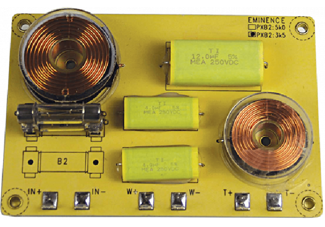 Filtre Passif 2 Voies 3.5 kHz 400W RMS / 8 Ohms Eminence PXB2 3K5 New