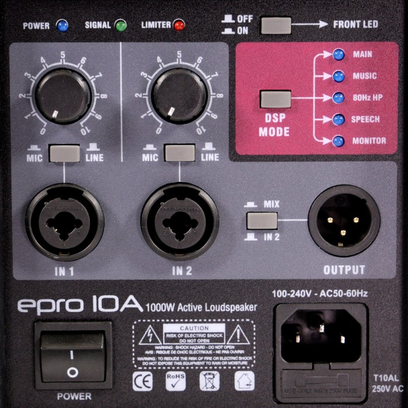 Elokance E12A - Enceinte Amplifiée 800W