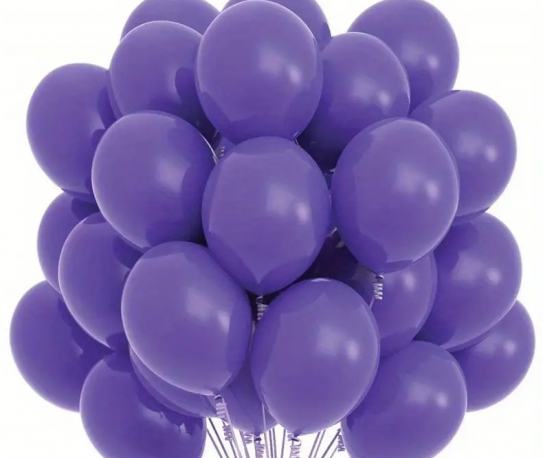 Pack 10 Ballons Violet 30cm