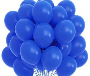 Pack 10 Ballons Bleu Foncé 30cm