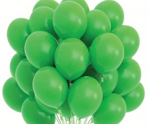 Pack 10 Ballons Vert 30cm