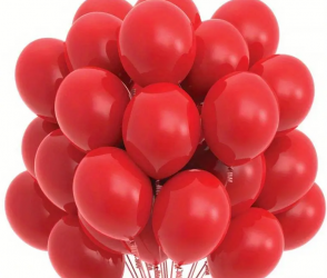 Pack 10 Ballons Rouge 30cm