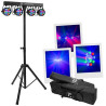 Pack projecteurs à leds Boomtone DJ Party Bar Crystal mk2