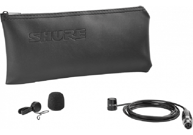 Micro cravate Shure WL183MB O TQG