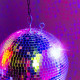 Pack Boule à facettes 20cm avec moteur LED intégré – Effet disco