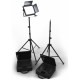 Location Pack de 2 x projecteur Cast Panel LED