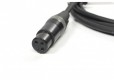 Adaptateur DMX mâle 5 points/femelle 3 points 0,3 m XLRM5F3