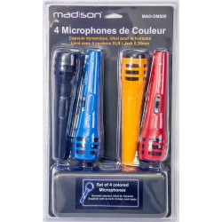 Pack 4 micros couleurs à fil Madison DM500