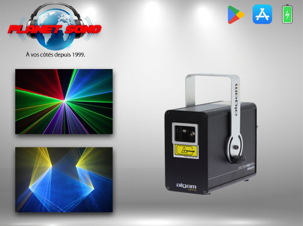 Location laser sur batterie contrôlable via Application SPECTRUM1500+