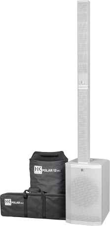 Système colonne amplifié Hk Audio POLAR12 MK2 W - Avec housses