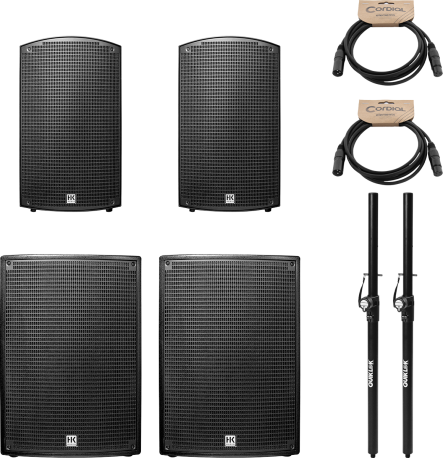 Pack système amplifié HK Audio SONARPACK 1215