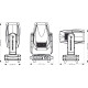 Lyre beam LED 300W IP65 JB Systems Vanta Beam