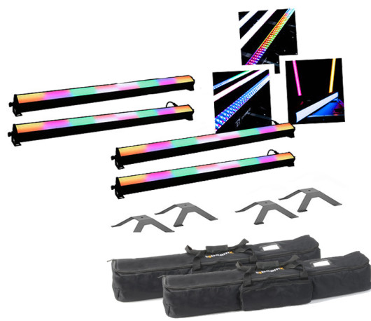 Pack barres à leds + housse de transport Packbarre4