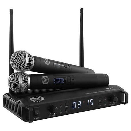 Micro double sans fil Mac Mah UHF 200 M