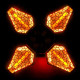 Effet à LED Algam Lighting Vintage flower