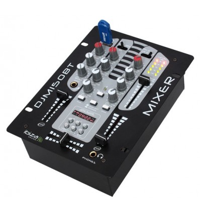 Table de mixage 2 voies Dj Tech DJM150 USB + bluetooth pour 89€